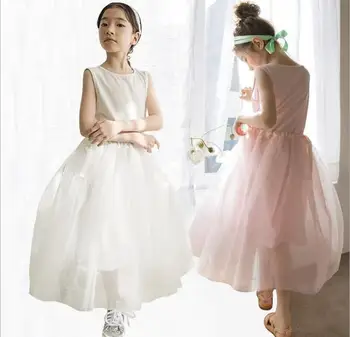 2019 Korean style girls princess dress bow fashion cotton voile summer girls vest dresses 4-9t B261
2019 Korean style girls princess dress bow fashion cotton voile summer girls vest dresses 4-9t B261