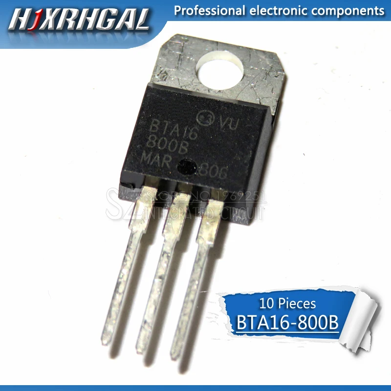 10pcs BTA16-800B TO-220 BTA16-800 TO220 BTA16 800V 16A 16-800B new and original HJXRHGAL
10pcs BTA16-800B TO-220 BTA16-800 TO220 BTA16 800V 16A 16-800B new and original HJXRHGAL