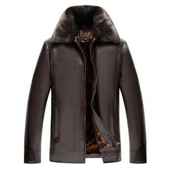 2019 men's upset warm fur coat lapels The new winter Take MAO zipper leather men's business
2019 men's upset warm fur coat lapels The new winter Take MAO zipper leather men's business