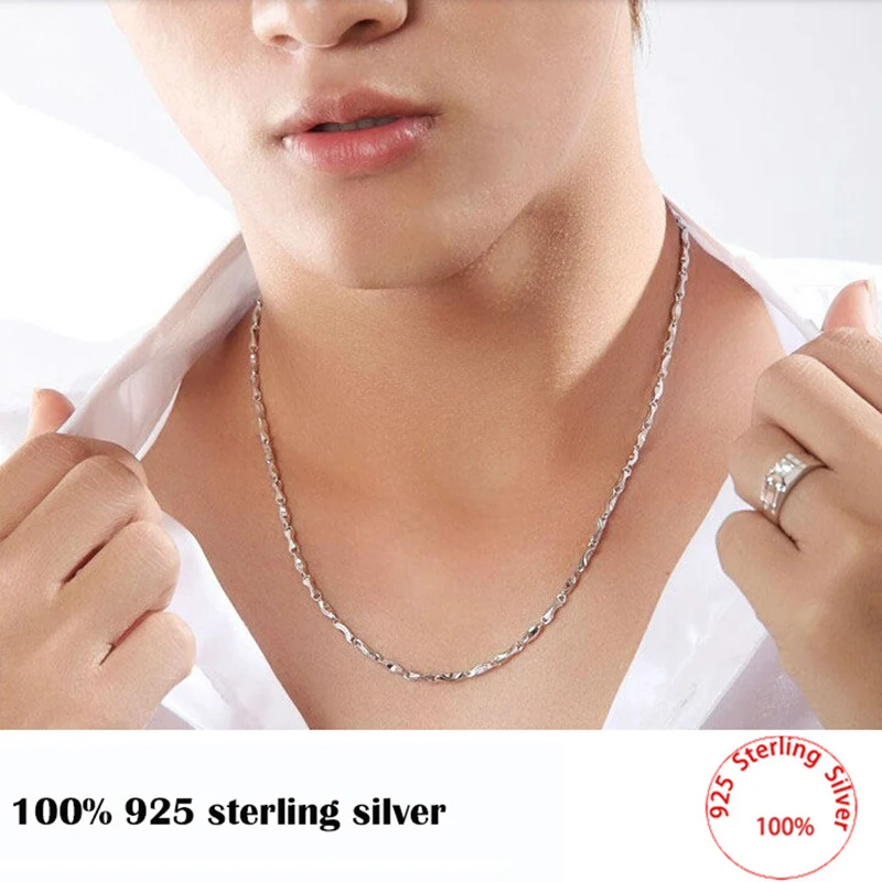 AZIZ BEKKAOUI 2017 Men Jewelry Genuine 925 Sterling Silver Chains Necklaces Women Men Pure Silver Chain Necklace Fit Pendants
AZIZ BEKKAOUI 2017 Men Jewelry Genuine 925 Sterling Silver Chains Necklaces Women Men Pure Silver Chain Necklace Fit Pendants
