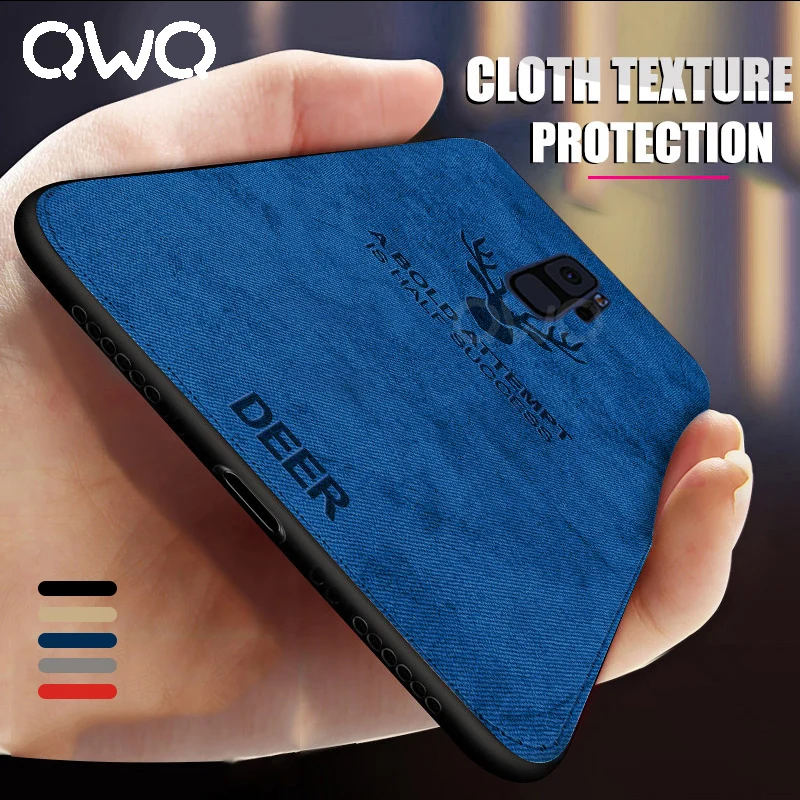 Luxury Cloth Back Case For Samsung Galaxy S9 S8 Plus S7 edge Shockproof Phone Case For Samsung Note 9 8 Business Cover Non-slip
Luxury Cloth Back Case For Samsung Galaxy S9 S8 Plus S7 edge Shockproof Phone Case For Samsung Note 9 8 Business Cover Non-slip