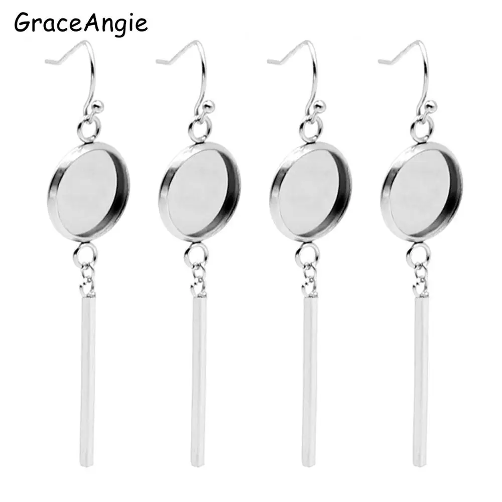 10pcs Earrings Cabochon Inner 8mm-12mm Blank DIY Earring Kits Bezel Earring Tray Stainless Steel Round Earrings Bases Settings
10pcs Earrings Cabochon Inner 8mm-12mm Blank DIY Earring Kits Bezel Earring Tray Stainless Steel Round Earrings Bases Settings