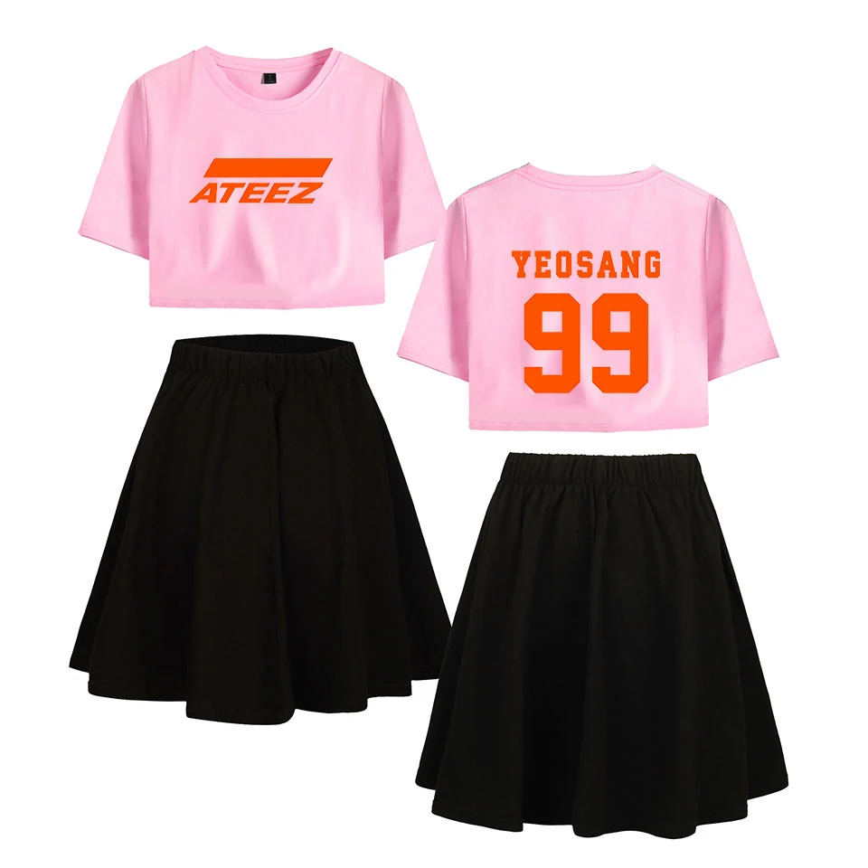 Frdun Tommy ATEEZ women' sets Navel Summer Short Sleeve and Shorts/skirts 2019 New Casual Sexy Harajuku Soft Summer Sets XS-2XL
Frdun Tommy ATEEZ women' sets Navel Summer Short Sleeve and Shorts/skirts 2019 New Casual Sexy Harajuku Soft Summer Sets XS-2XL