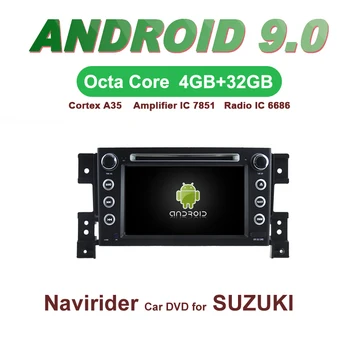 Navirider GPS Android 9.0 bluetooth stereo 4-Core 8-Core car DVD player for SUZUKI GRAND VITARA 2005-2012 autoradio accessories
Navirider GPS Android 9.0 bluetooth stereo 4-Core 8-Core car DVD player for SUZUKI GRAND VITARA 2005-2012 autoradio accessories