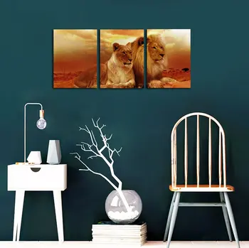 Animal World Series Wild Lioness and Lion Canvas Prints Modern Wall Art Paintings Animals Artwork for Room Decoration
Animal World Series Wild Lioness and Lion Canvas Prints Modern Wall Art Paintings Animals Artwork for Room Decoration