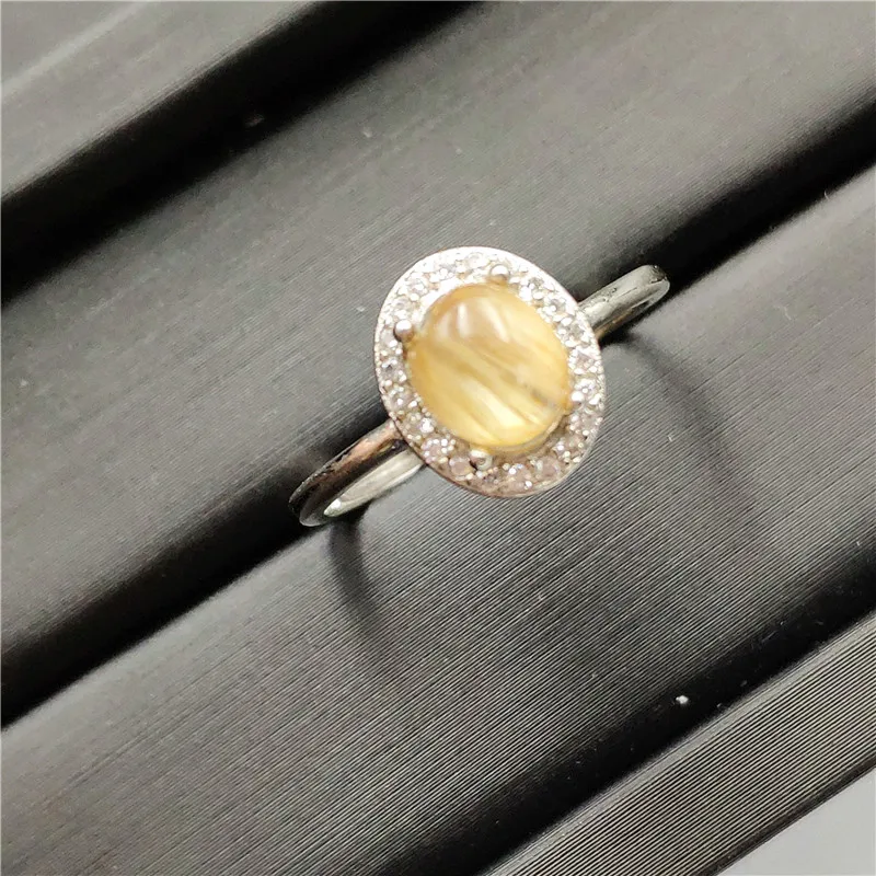 Natural Gold Rutilated Quartz Ring 8x8mm Bead For Woman Man Gift 925 Silver Sterling Metal Crystal Fashion Adjustable Size Rings
Natural Gold Rutilated Quartz Ring 8x8mm Bead For Woman Man Gift 925 Silver Sterling Metal Crystal Fashion Adjustable Size Rings