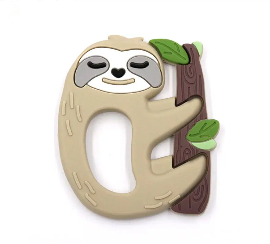 1pc Silicone Sloth Charm BPA Free Cartoon Animals Baby Teething DIY Necklace Soft Baby Teethers
1pc Silicone Sloth Charm BPA Free Cartoon Animals Baby Teething DIY Necklace Soft Baby Teethers