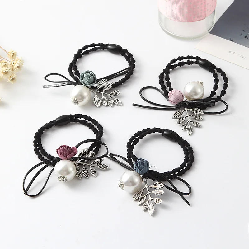Korean Hair Accessories Fashion Women Girls Elastic Hair Rubber Bands Headwear Imitation Pearl Flower Ring Hair Rope For Women
Korean Hair Accessories Fashion Women Girls Elastic Hair Rubber Bands Headwear Imitation Pearl Flower Ring Hair Rope For Women