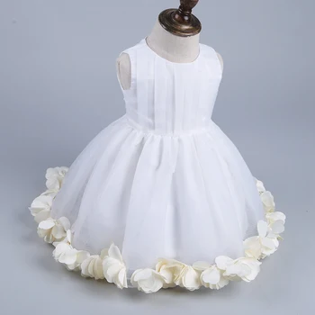 Baby Girl Solid Ivory Dress Fashion Sleeveless Ball Flower Dresses Infant Casual Clothes Newborn Baby Party Dresses 3-24Months
Baby Girl Solid Ivory Dress Fashion Sleeveless Ball Flower Dresses Infant Casual Clothes Newborn Baby Party Dresses 3-24Months