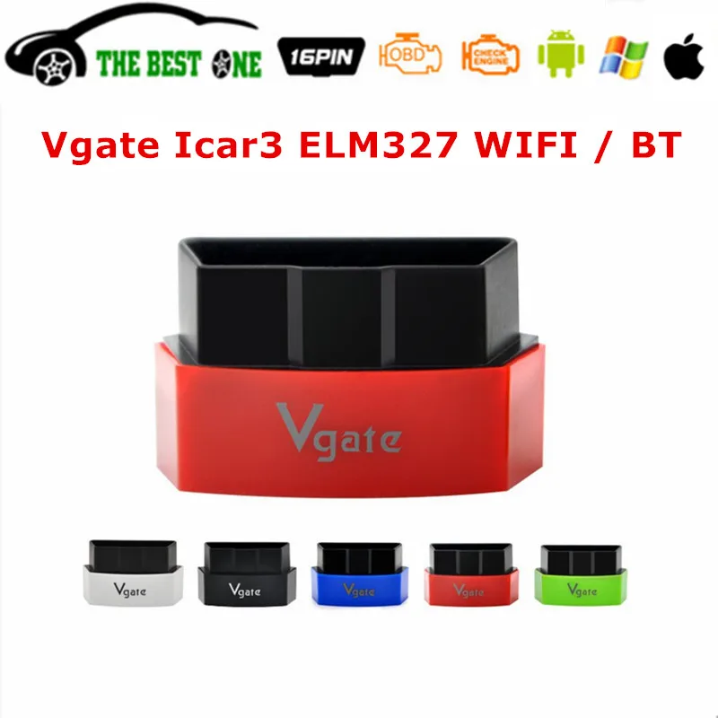 

A+ Quality Vgate iCar3 ELM327 Bluetooth/WIFI Interface IOS/Android Vgate Icar 3 Wifi ELM 327 OBD2 OBDII Car Diagnostic Scanner