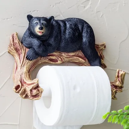 Towel rack bathroom toilet creative European bathroom roll holder toilet paper holder toilet bear cub tree branch toilet paper
Towel rack bathroom toilet creative European bathroom roll holder toilet paper holder toilet bear cub tree branch toilet paper