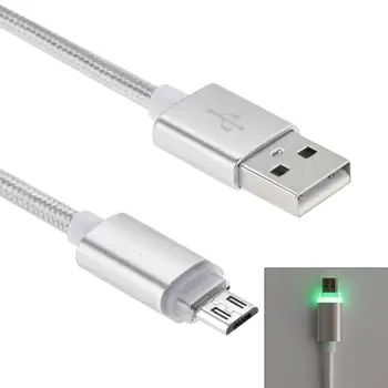 22awg cable Braided Fabric Nylon Android Micro Cable Fast Charging 2A Sync Date cable With LED
22awg cable Braided Fabric Nylon Android Micro Cable Fast Charging 2A Sync Date cable With LED