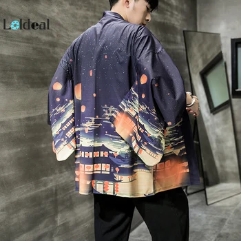 LOLDEAL Summer Shirt Chinese Style Dragon Goldfish Kimono Cardigan Men Shirt Hip Hop Streetwear Kimono Shirt Men Japanese
LOLDEAL Summer Shirt Chinese Style Dragon Goldfish Kimono Cardigan Men Shirt Hip Hop Streetwear Kimono Shirt Men Japanese