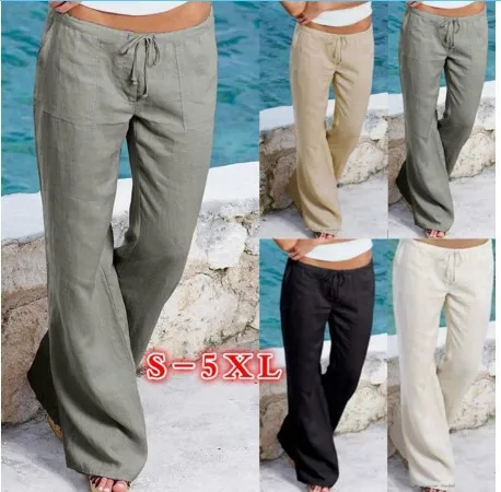 Women's Pants Loose XXXXXL Drawstring 2019 Casual Wide Leg Pants Female Summer Trousers Long Fashion Sweatpants Plus Size
Women's Pants Loose XXXXXL Drawstring 2019 Casual Wide Leg Pants Female Summer Trousers Long Fashion Sweatpants Plus Size