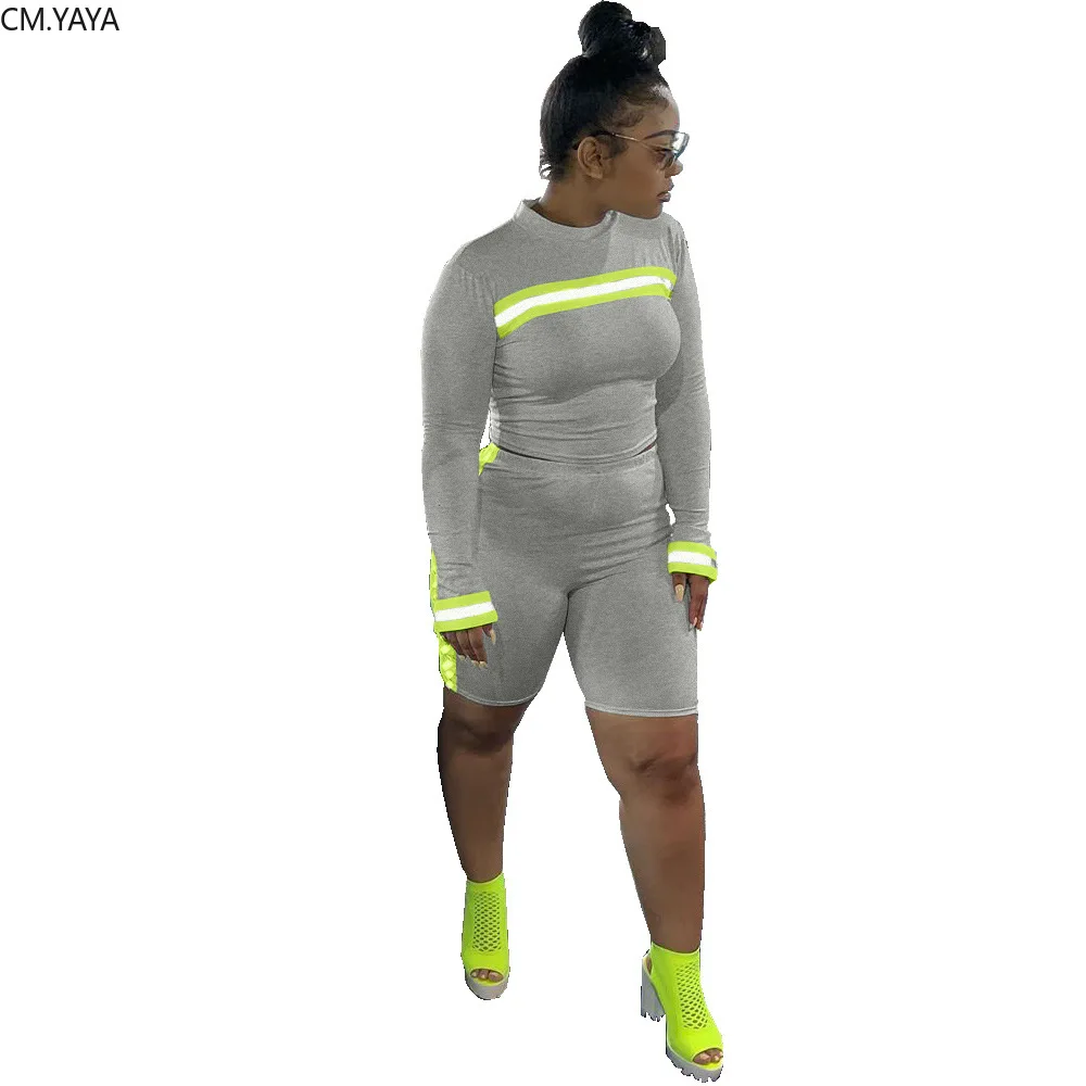 2019 Women autumn refective stripes splicing long sleeve tee top Knee Length Pant suit two piece set sporty tracksuit GLDN8282
2019 Women autumn refective stripes splicing long sleeve tee top Knee Length Pant suit two piece set sporty tracksuit GLDN8282