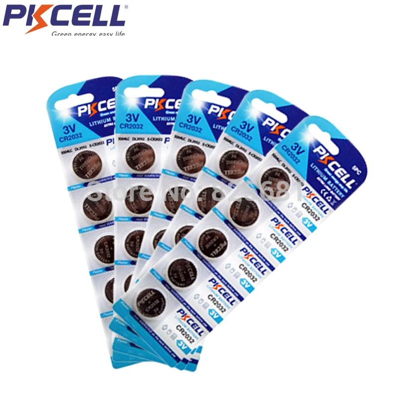 25Pcs 5Card 3V Lithium Button Battery CR2032 DL2032 CR 2032 KCR2032 5004LC ECR2032 210mah Button Cell Coin Batteriesfor Watch
25Pcs 5Card 3V Lithium Button Battery CR2032 DL2032 CR 2032 KCR2032 5004LC ECR2032 210mah Button Cell Coin Batteriesfor Watch
