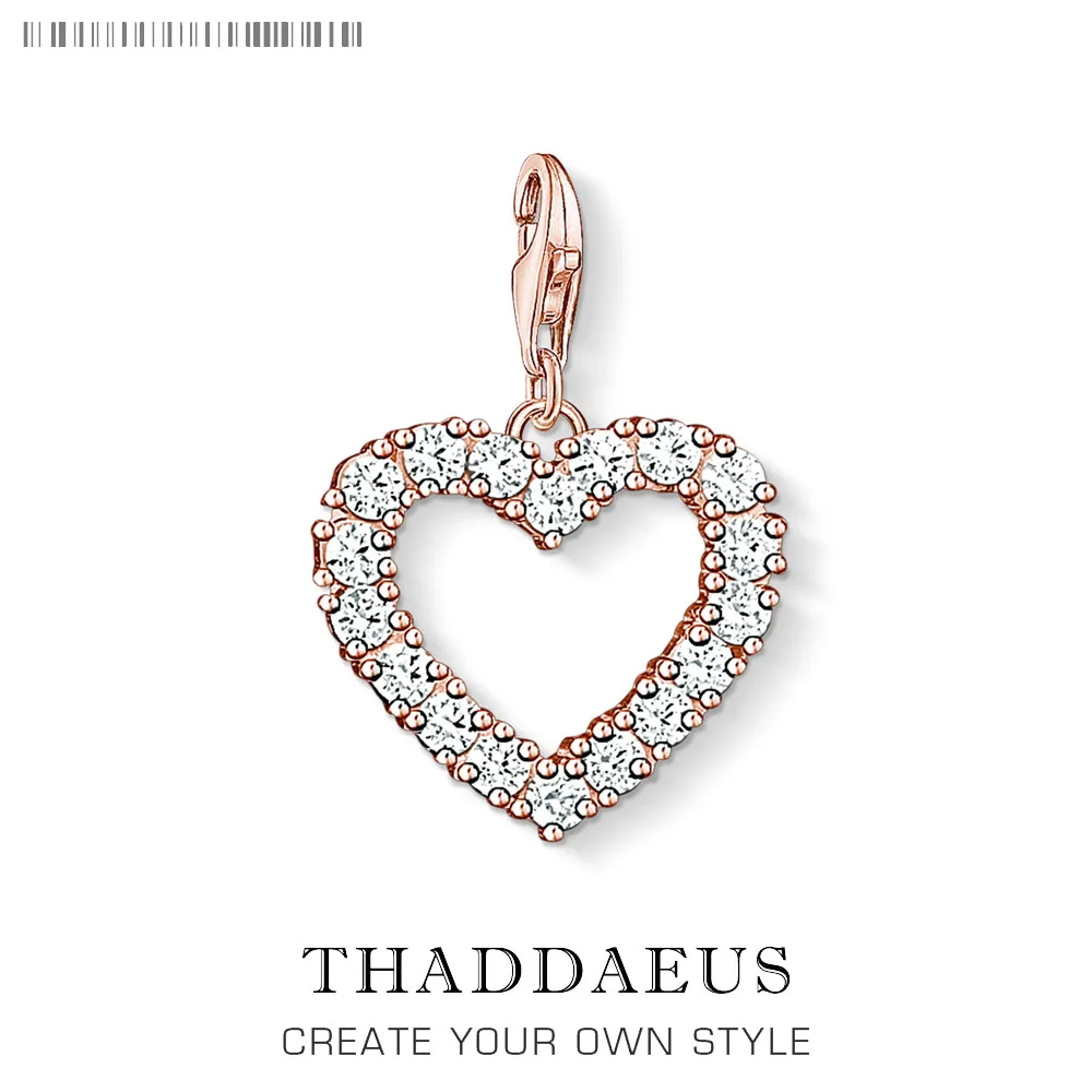 White Stone Rose Gold Heart Pendant Charm For Girl 925 Sterling Silver Jewelry Accessories Women Romantic Fit Bracelet Party
White Stone Rose Gold Heart Pendant Charm For Girl 925 Sterling Silver Jewelry Accessories Women Romantic Fit Bracelet Party
