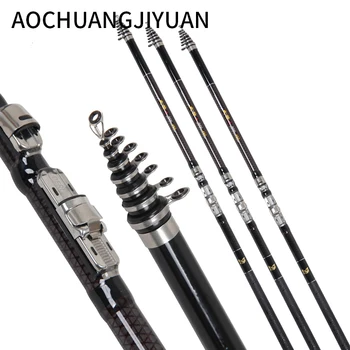 2018 Hot Seling fishing rod Stream Hand Carbon Fiber Casting Telescopic Lightweight toughness Fishing Rods
2018 Hot Seling fishing rod Stream Hand Carbon Fiber Casting Telescopic Lightweight toughness Fishing Rods