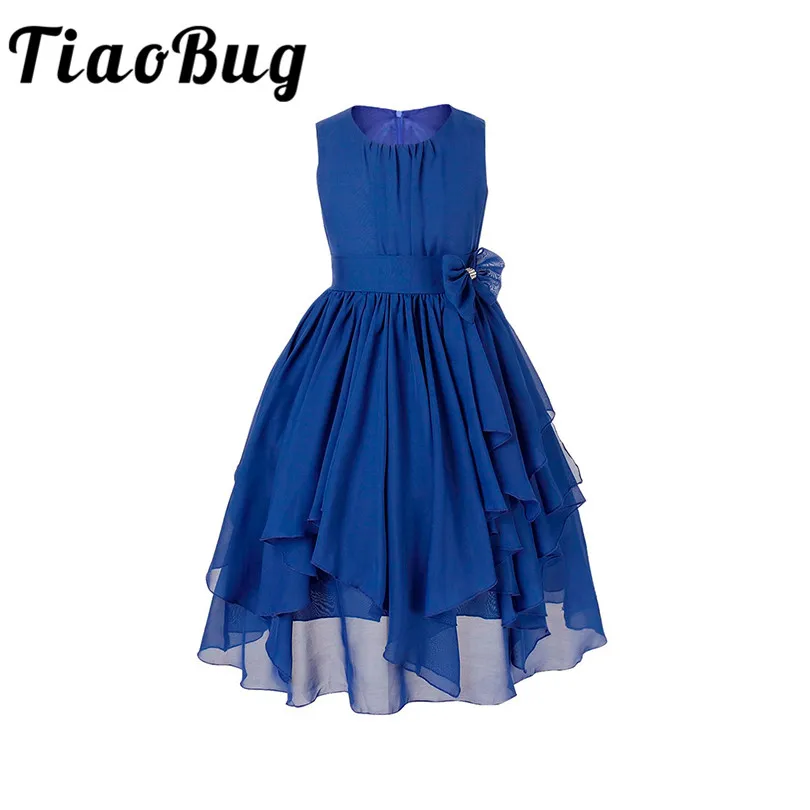 TiaoBug Irregular Chiffon Flower Girl Dresses Kids Girls Bow Belt Princess Pageant Prom Ball Gown Party First Communion Dress
TiaoBug Irregular Chiffon Flower Girl Dresses Kids Girls Bow Belt Princess Pageant Prom Ball Gown Party First Communion Dress