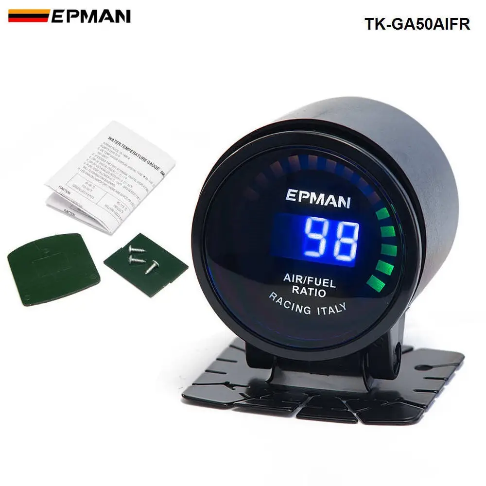 Спортивный EPMAN racing 52 мм дымчатый светодиодный цифровой датчик расхода воздуха