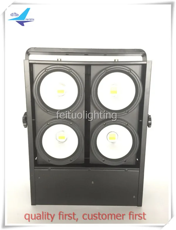 A-10X Stage Professional Four Big Eye Audience COB LED BLINDER 4 CW/WW light 
A-10X Stage Professional Four Big Eye Audience COB LED BLINDER 4 CW/WW light