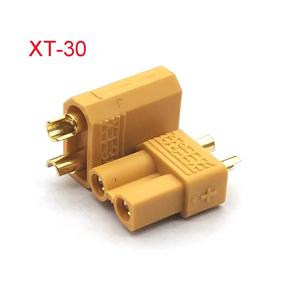 XT30 Yellow Battery Connector Set Male Female Gold Plated Banana Plug for Helicopter
XT30 Yellow Battery Connector Set Male Female Gold Plated Banana Plug for Helicopter