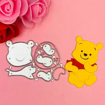 New Bear animals Cutting Dies Stencils for DIY Scrapbooking/photo album Decorative Embossing DIY Paper Cards
New Bear animals Cutting Dies Stencils for DIY Scrapbooking/photo album Decorative Embossing DIY Paper Cards