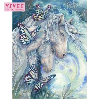 YIKEE Diamond Painting Full Square Unicorn Handmade Needlework DIY Diamond Embroidery Mosaic Rhinestone Picture h540
YIKEE Diamond Painting Full Square Unicorn Handmade Needlework DIY Diamond Embroidery Mosaic Rhinestone Picture h540