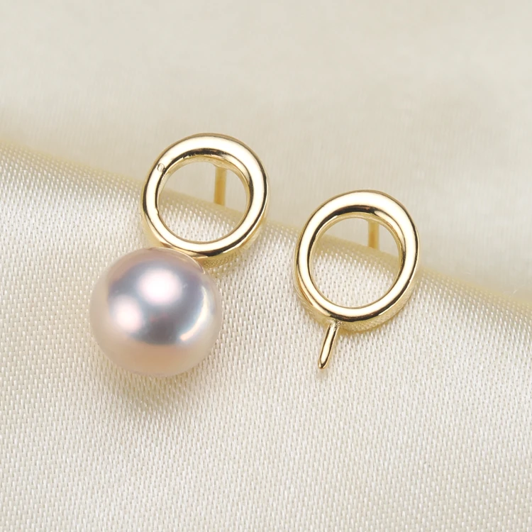 S925 Sterling Silver Circle Stud Earrings Fittings Women DIY Pearl Earrings Settings Silver&Gold Color 3Pairs/Lot
S925 Sterling Silver Circle Stud Earrings Fittings Women DIY Pearl Earrings Settings Silver&Gold Color 3Pairs/Lot