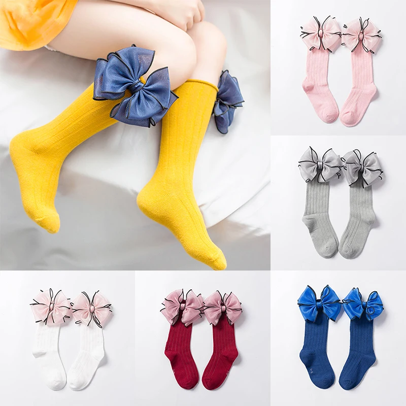 Sweet Children Socks With Bows Baby Girls Sock Knee High Cotton Baby Long Socks For Kids Socken Candy Color Newborn Infant Sock
Sweet Children Socks With Bows Baby Girls Sock Knee High Cotton Baby Long Socks For Kids Socken Candy Color Newborn Infant Sock