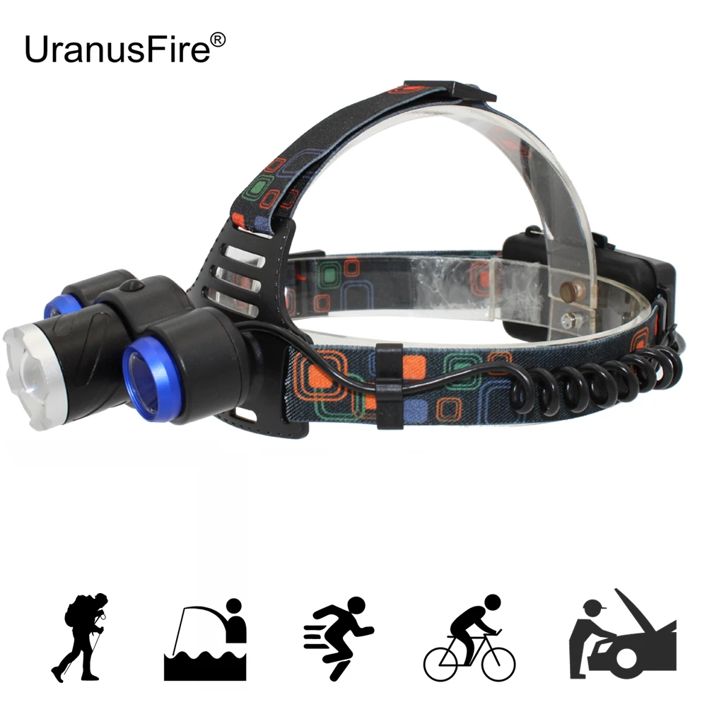 Headlight LED Headlamp Zoom Head Lamp XM-L T6 + XPE Q5 LED Light 4 Modes Lanterna
Headlight LED Headlamp Zoom Head Lamp XM-L T6 + XPE Q5 LED Light 4 Modes Lanterna