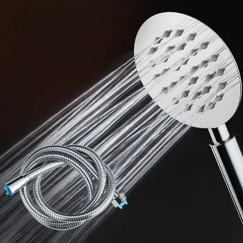 Bathroom Hand Shower Head Stainless Steel Round Panel Supercharged Ultra-thin Shower Head Bathroom Shower Accessories
Bathroom Hand Shower Head Stainless Steel Round Panel Supercharged Ultra-thin Shower Head Bathroom Shower Accessories