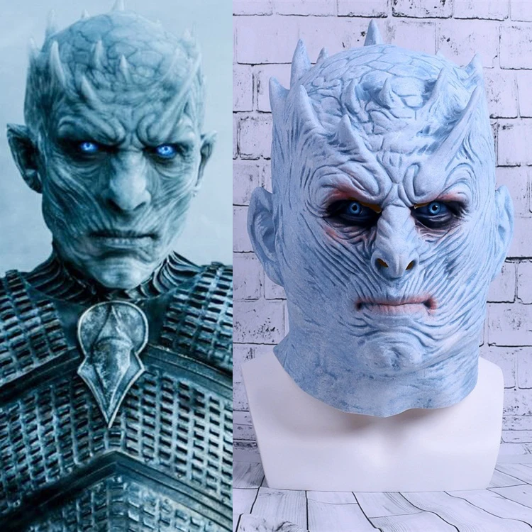 2017 TV Game of Thrones Season 7 Night's King Cosplay Masks The Others The White Walkers Zombie Scary Latex Full Head Halloween
2017 TV Game of Thrones Season 7 Night's King Cosplay Masks The Others The White Walkers Zombie Scary Latex Full Head Halloween