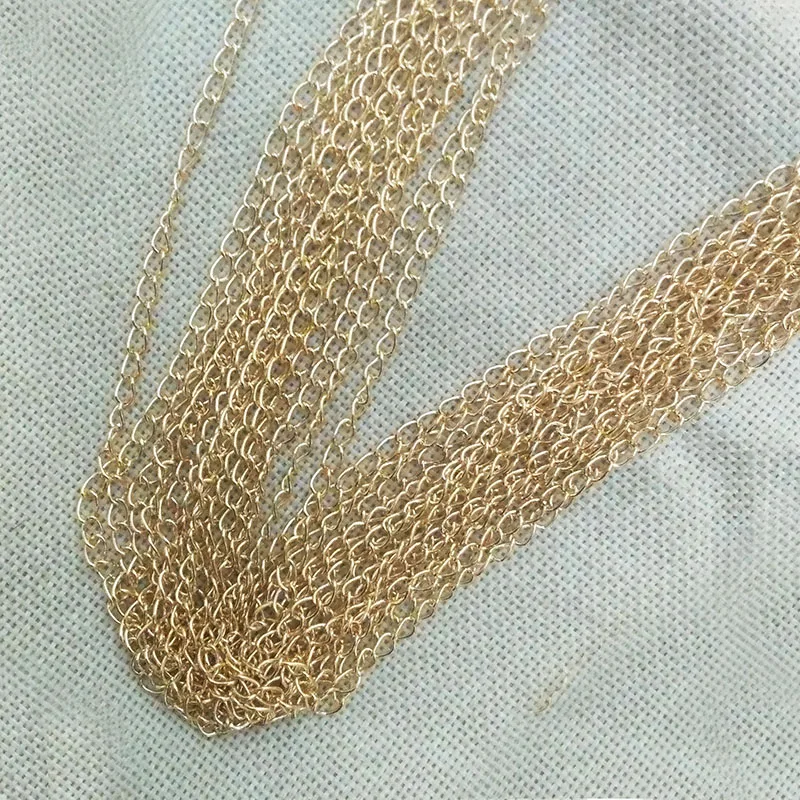 Cable chains metal chain extented extensions tails craft Links linked-Opened Chain tassels necklace jewelry mahing Findings kit
Cable chains metal chain extented extensions tails craft Links linked-Opened Chain tassels necklace jewelry mahing Findings kit