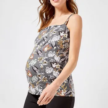 New Maternity Shirt Women Pregnant Sleeveless Blackless Strap Print Floral Vest Tops Premama 2019 Hot Sale Summer Mother Clothes
New Maternity Shirt Women Pregnant Sleeveless Blackless Strap Print Floral Vest Tops Premama 2019 Hot Sale Summer Mother Clothes