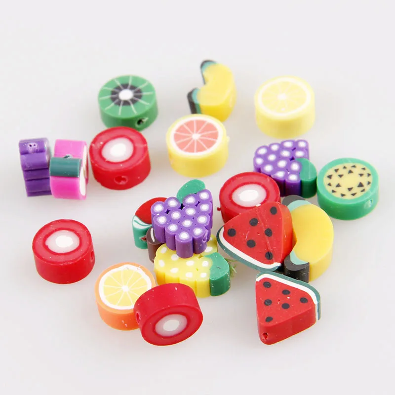 30pieces Fimo Polymer Clay Mix Fruits Animal Slices Spacer Beads For Diy Kids Childrens Handwork Crafts
30pieces Fimo Polymer Clay Mix Fruits Animal Slices Spacer Beads For Diy Kids Childrens Handwork Crafts