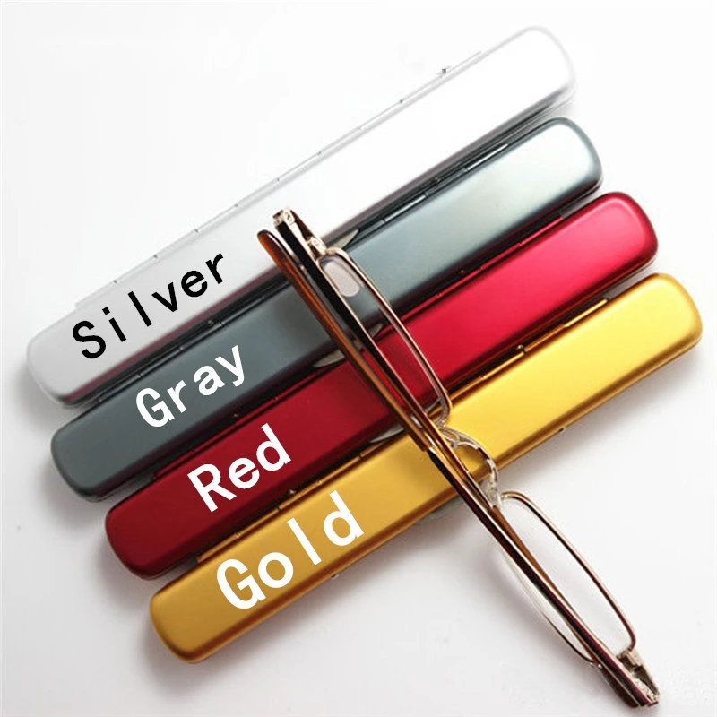 Metal Frame Clear Lens Slim Reading Glasses Women Men Presbyopic Eyeglasses Mini Ultralight with Case Diopter 1.0 to 4.0
Metal Frame Clear Lens Slim Reading Glasses Women Men Presbyopic Eyeglasses Mini Ultralight with Case Diopter 1.0 to 4.0