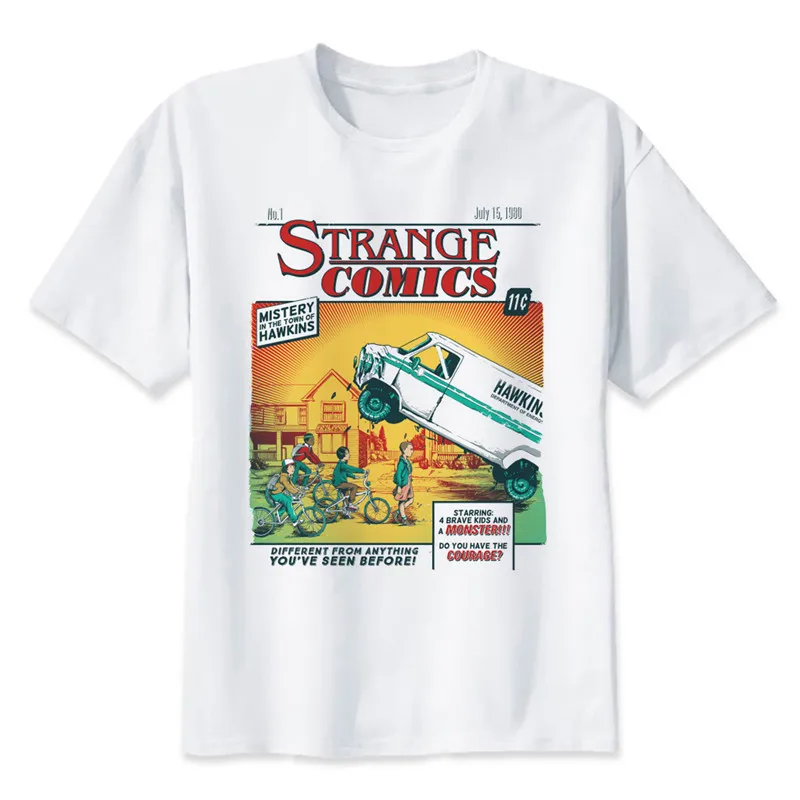 New Arrival 2019 Harajuku Stranger Things T Shirt Man Funny Cartoon White Tshirt for Male or Female O-Neck Cotton Streetwear
New Arrival 2019 Harajuku Stranger Things T Shirt Man Funny Cartoon White Tshirt for Male or Female O-Neck Cotton Streetwear