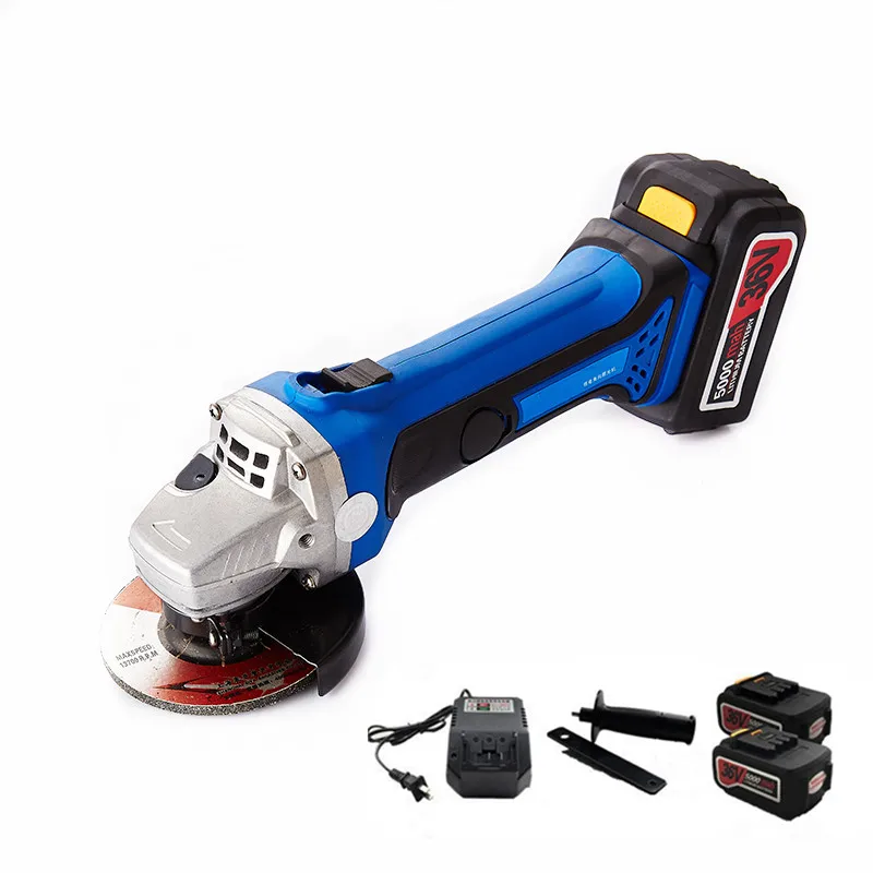 36v Rechargeable Lithium Battery*2 Cordless Angle Grinder electric Grinding Machine Polishing Cutting Grinding Sanding disc Tool
36v Rechargeable Lithium Battery*2 Cordless Angle Grinder electric Grinding Machine Polishing Cutting Grinding Sanding disc Tool