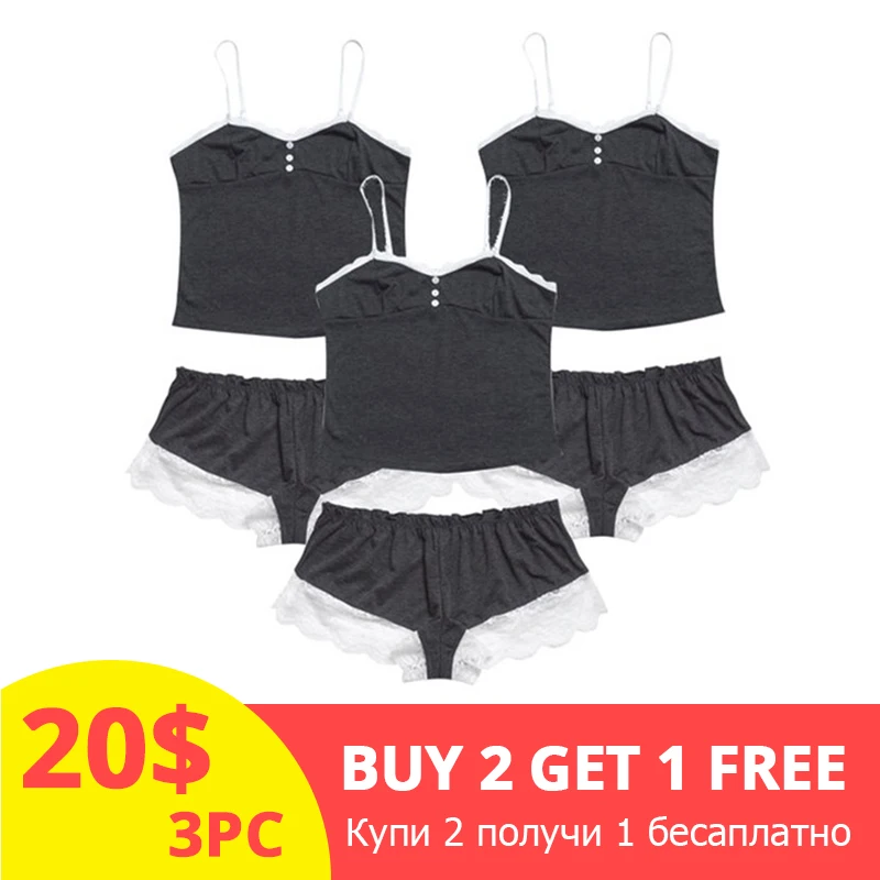 3 Piece Women Pajamas Sexy Lace Modal Pyjamas Set Lingerie Clothes For Women Black Pijama Ladies Bathrobe Sleepwear Pajama Suit
3 Piece Women Pajamas Sexy Lace Modal Pyjamas Set Lingerie Clothes For Women Black Pijama Ladies Bathrobe Sleepwear Pajama Suit