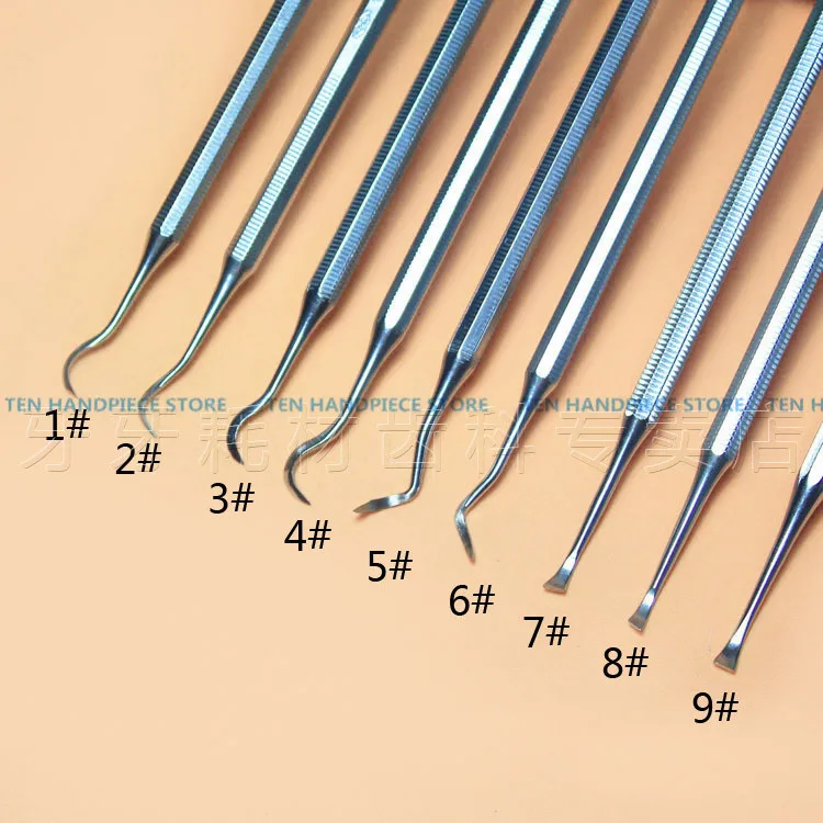 2018 good quality new Arrival 1#-9# Manual scaling of cleaning teeth Removal of calculus oral dental tools kits
2018 good quality new Arrival 1#-9# Manual scaling of cleaning teeth Removal of calculus oral dental tools kits