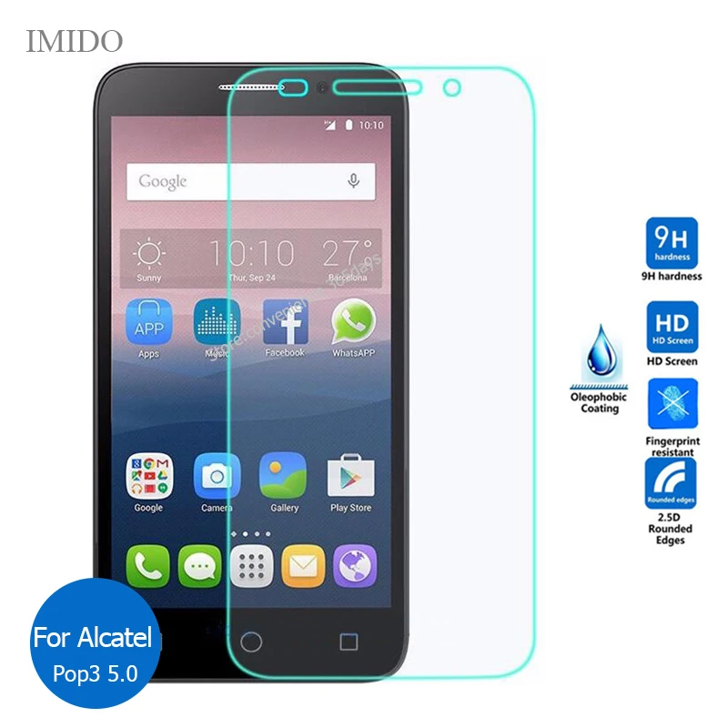 Alcatel One Touch Pop 3 5.0 Tempered Glass Screen Protector 2.5 9h safety Protective Film on onetouch pop3 5 5015 5015D 5015E
Alcatel One Touch Pop 3 5.0 Tempered Glass Screen Protector 2.5 9h safety Protective Film on onetouch pop3 5 5015 5015D 5015E