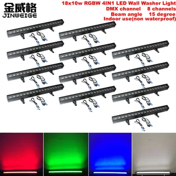 Free Shipping 12pcs/Lot 18x10w RGBW 4IN1 Indoor Led Wall Washer Light DMX Wash Bar Stage Lighting
Free Shipping 12pcs/Lot 18x10w RGBW 4IN1 Indoor Led Wall Washer Light DMX Wash Bar Stage Lighting