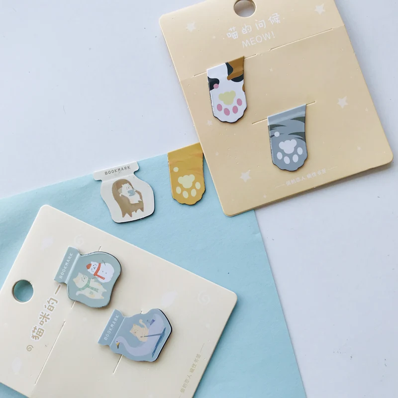 3pcs/Set Kawaii Cat Paw Claw Magnetic Bookmarks Books Marker of Page Stationery School Office Supply Student Prize
3pcs/Set Kawaii Cat Paw Claw Magnetic Bookmarks Books Marker of Page Stationery School Office Supply Student Prize