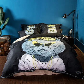 Animal cartoon cat Home textiles lovely Bedding sets quilt cover comfortable duvet cover pillow cases soft bedclothes
Animal cartoon cat Home textiles lovely Bedding sets quilt cover comfortable duvet cover pillow cases soft bedclothes