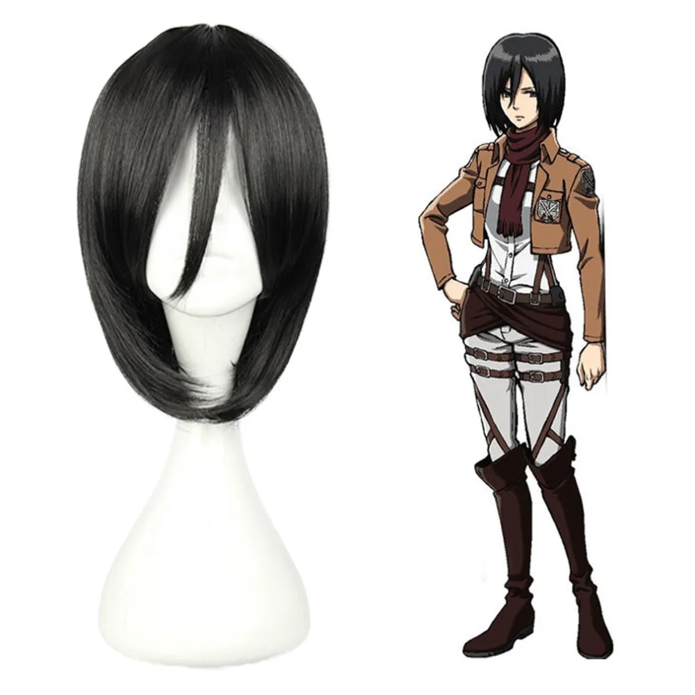 14" Straight Synthetic Wigs Black Brown 2 Colors Heat Resistant Hair Costume Party Role Mikasa Ackerman Cosplay Wig MapofBeauty
14" Straight Synthetic Wigs Black Brown 2 Colors Heat Resistant Hair Costume Party Role Mikasa Ackerman Cosplay Wig MapofBeauty