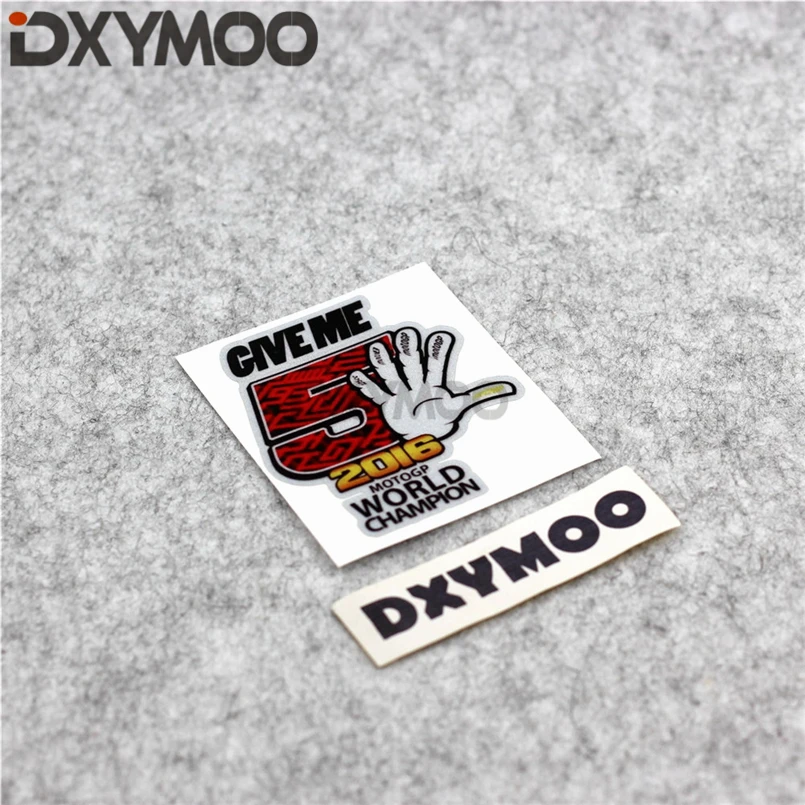 Car Styling Stickers MOTO GP Racing Team 2016 World Champion Give Me Five 93 Motorcycle Vinyl Tape Decals 8x7cm
Car Styling Stickers MOTO GP Racing Team 2016 World Champion Give Me Five 93 Motorcycle Vinyl Tape Decals 8x7cm