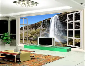 Custom mural photo 3d wallpaper waterfall water outside the window room decor painting 3d wall murals wallpaper for wall 3 d
Custom mural photo 3d wallpaper waterfall water outside the window room decor painting 3d wall murals wallpaper for wall 3 d