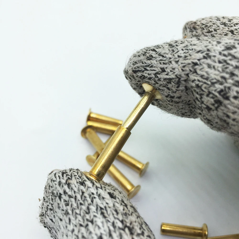 10 piece H62 Brass Kitchen chopper Knife Handle screw tube Making knife Handle screw Countersunk Connecting pipe rivet
10 piece H62 Brass Kitchen chopper Knife Handle screw tube Making knife Handle screw Countersunk Connecting pipe rivet