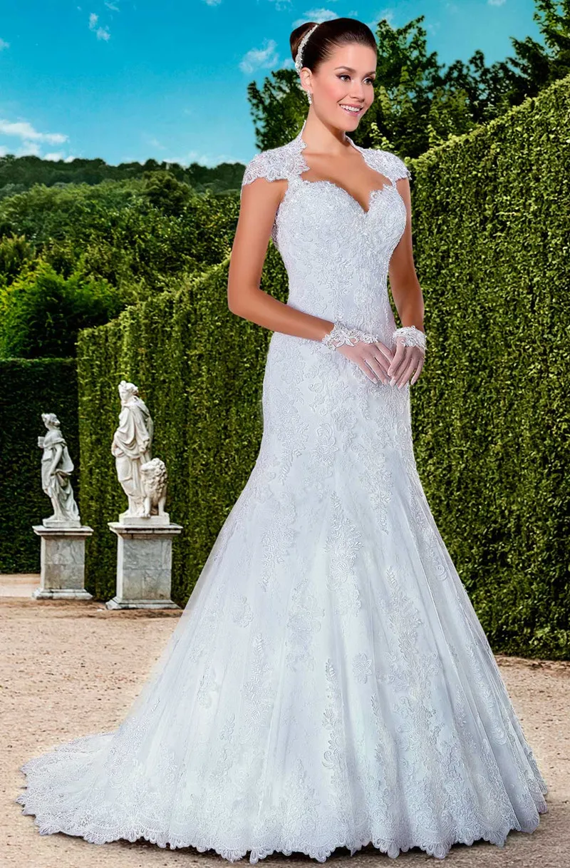 Mermaid Sweetheart Lace Beads Crystal Bridal Gown vestido de noiva vintage 2019 Wedding Dress KQ8
Mermaid Sweetheart Lace Beads Crystal Bridal Gown vestido de noiva vintage 2019 Wedding Dress KQ8